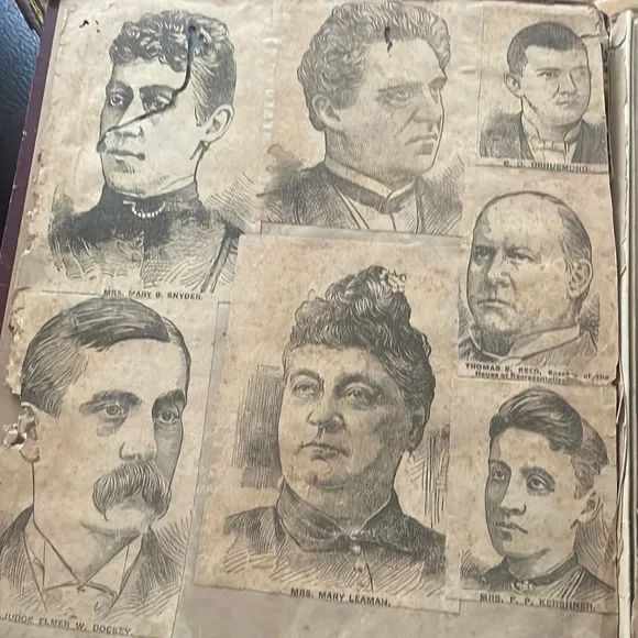 Antique early designer of fashion industry album scrapbook - Picture 5 of 17